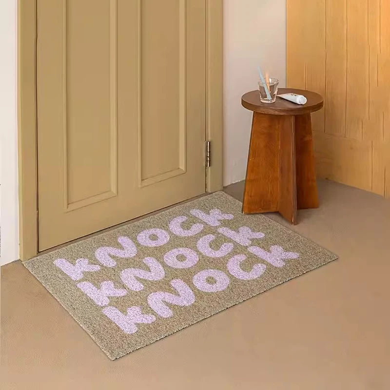 Cuttable PVC Letters Doormat - Customizable Welcome Mat for Indoor & Outdoor Use 2