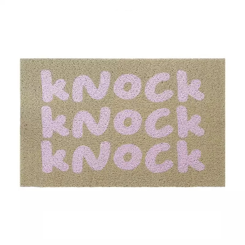 Cuttable PVC Letters Doormat - Customizable Welcome Mat for Indoor & Outdoor Use 4