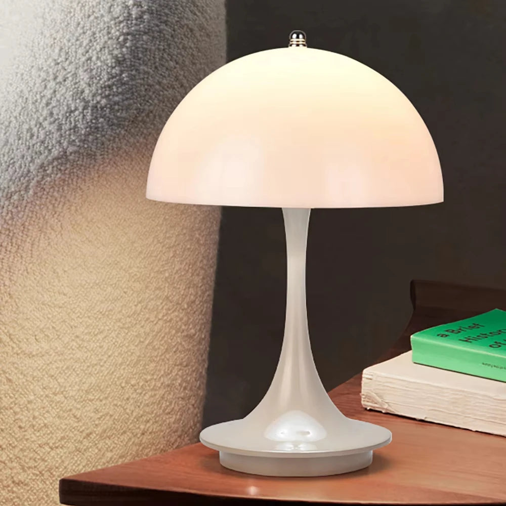 Dimmable Cordless LED Table Lamp - Stylish Bedside & Desk Light with USB Charging 0