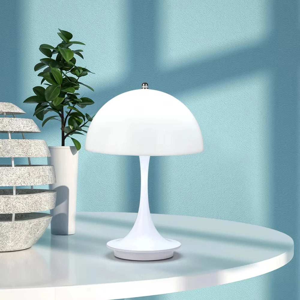 Dimmable Cordless LED Table Lamp - Stylish Bedside & Desk Light with USB Charging 4