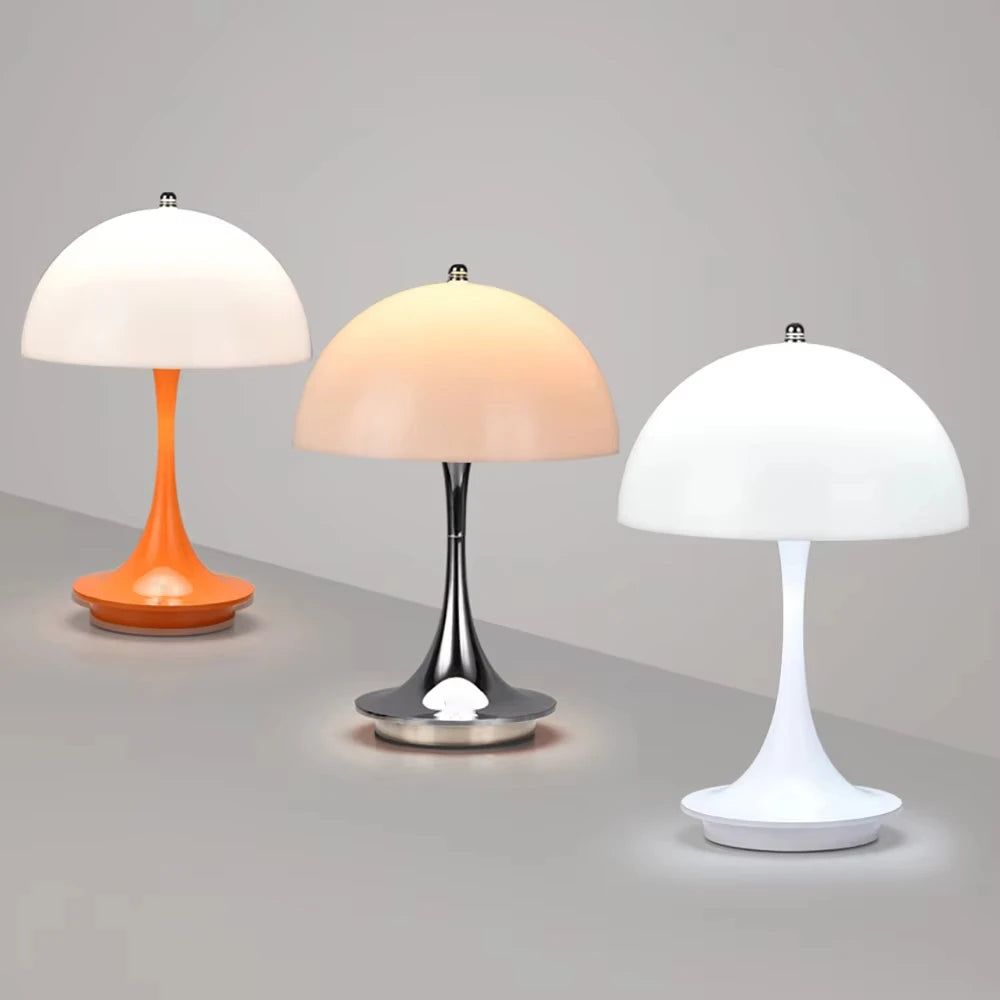 Dimmable Cordless LED Table Lamp - Stylish Bedside & Desk Light with USB Charging 5