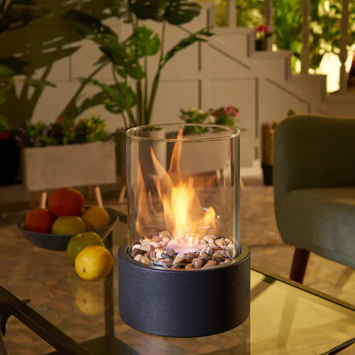 GlowLuxe Portable Table Lantern - Modern, Weather-Resistant Tabletop Light 0
