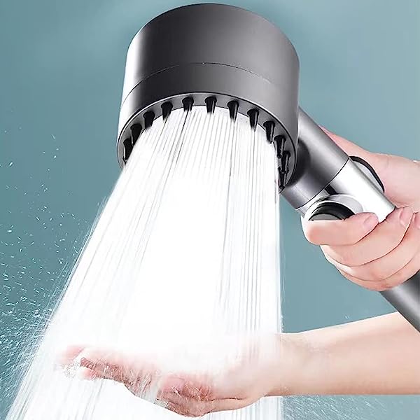 High Pressure Filtered Shower Head with 9-Layer Filtration System & Hose 0