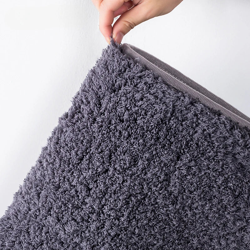 Non-Slip Bath Mat - Absorbent Furry Bathroom Rug for Safety and Comfort 3