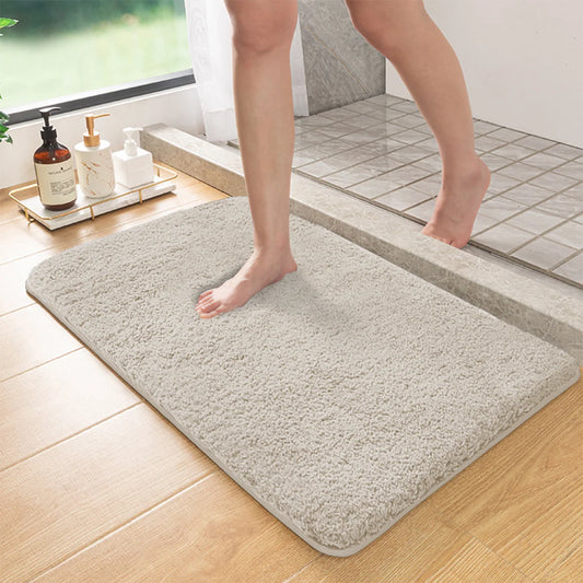 Non-Slip Bath Mat - Absorbent Furry Bathroom Rug for Safety and Comfort 7