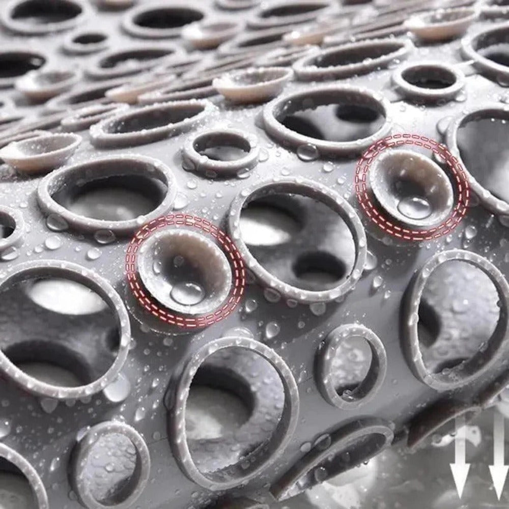 Non-Slip Bath Mat - Anti-Slip Shower Mat with Antibacterial Properties, Durable Design 4