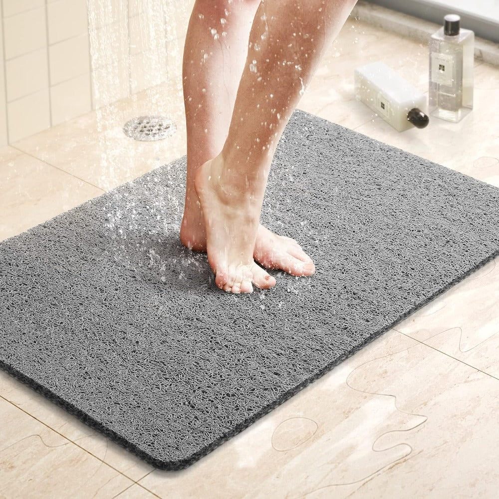 Non-Slip Bath Mat with Quick-Dry Surface - Safe Bathroom Rug for Comfort 0