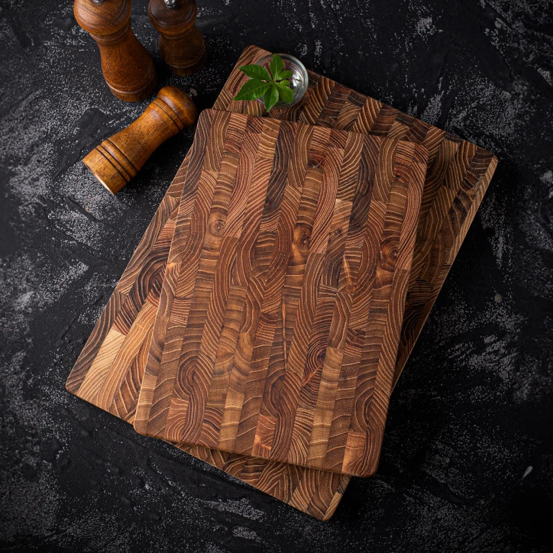 Premium Teak Wood Cutting Board - Durable, Versatile & Easy to Maintain 5