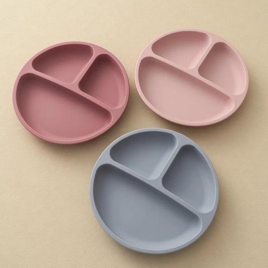 Silicone Suction Plate for Babies - BPA-Free Toddler Dining Tableware 1