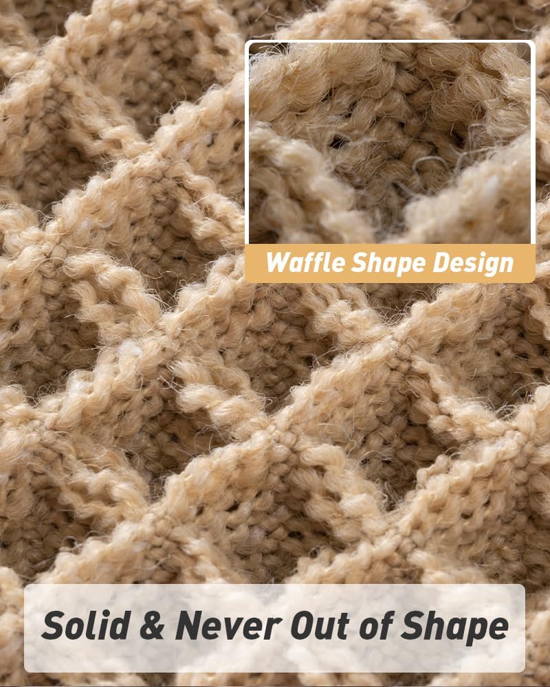 Soft Waffle Bath Runner Mat - Super Absorbent, Non-Slip Bathroom Rug 5