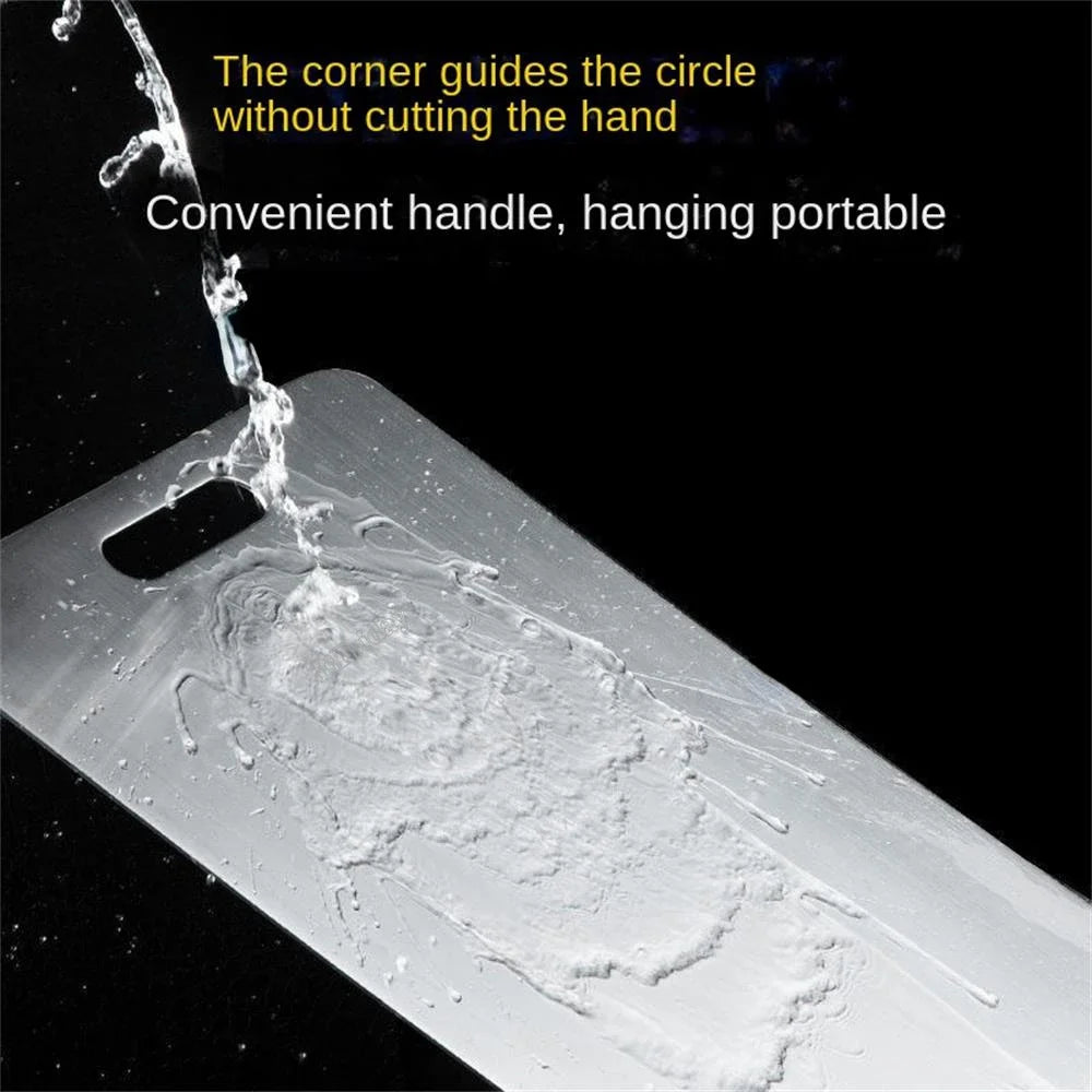 Thickened Double-Sided Stainless Steel Cutting Board - Antibacterial Kitchen Essential 2