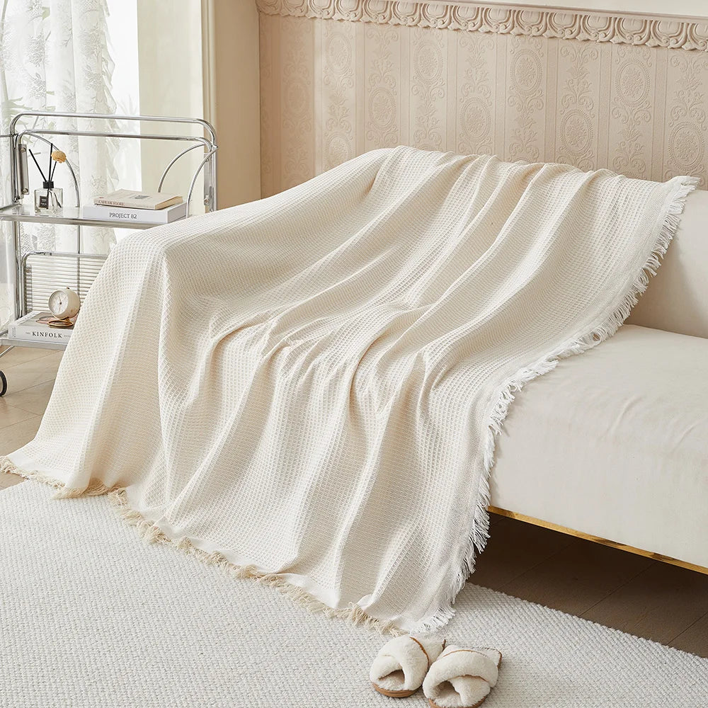 Washable Cotton Blend Sofa Covers - Thick, Breathable Slipcovers for Loveseat & Recliner 3